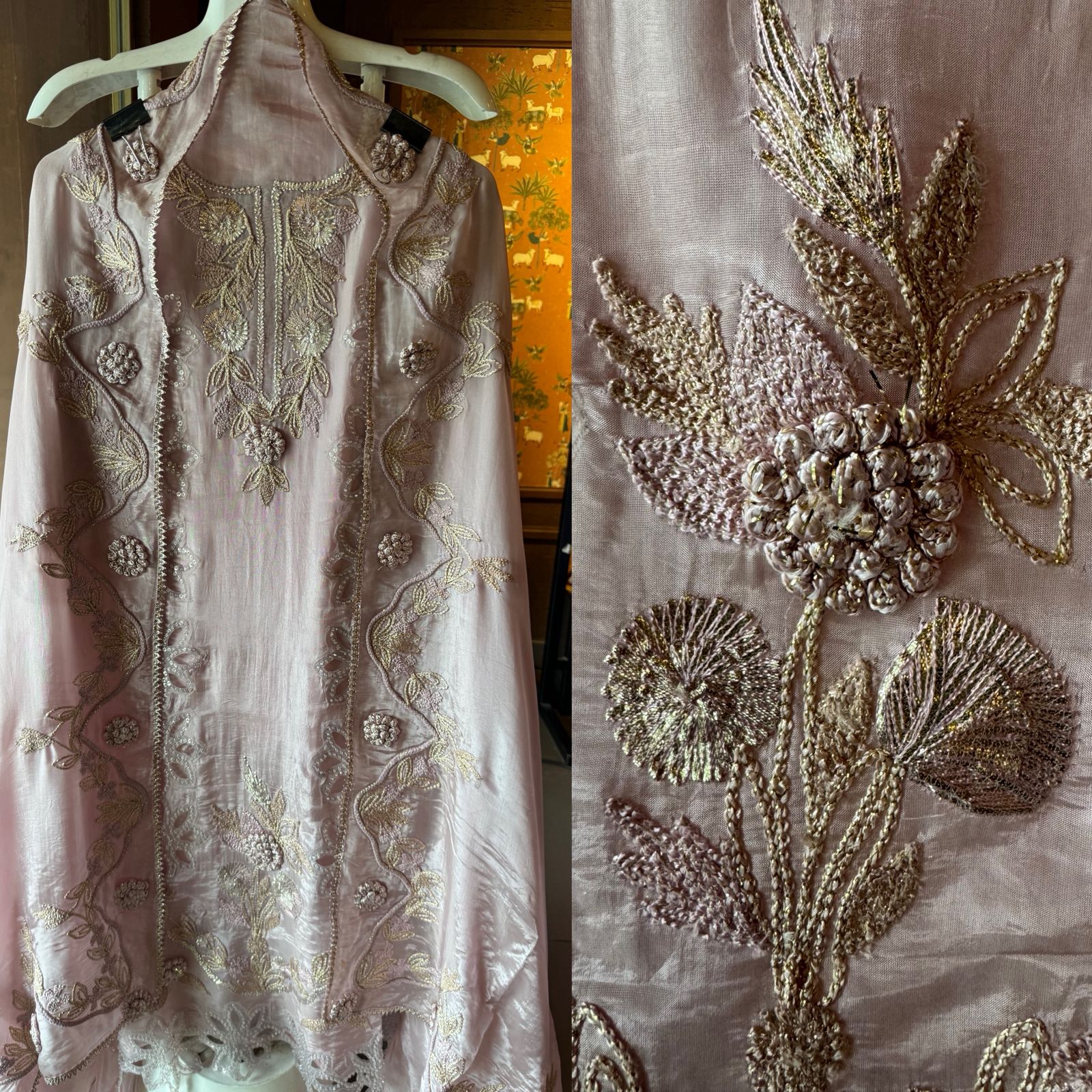 Pure tissue unstitched shirt