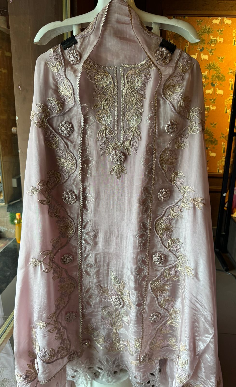 Pure tissue unstitched shirt