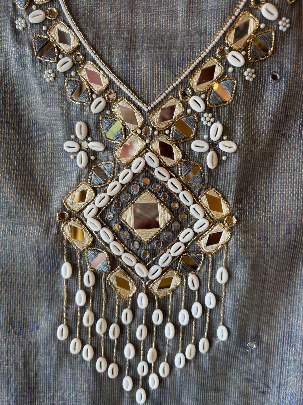 Pure tissue jacquard Unstitched Suit