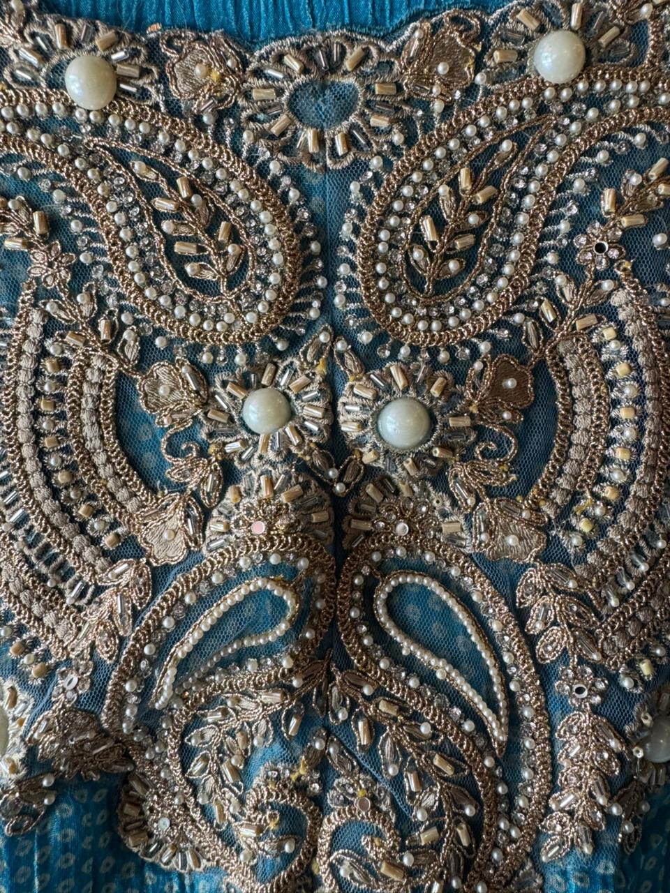 Straight crushed tissue Stitched Shirt