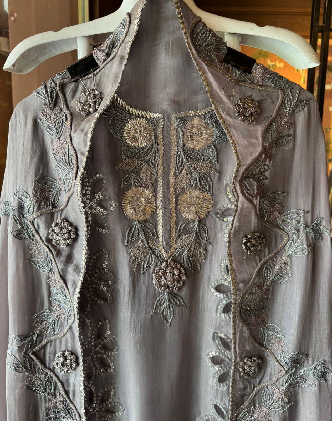 Pure tissue unstitched shirt