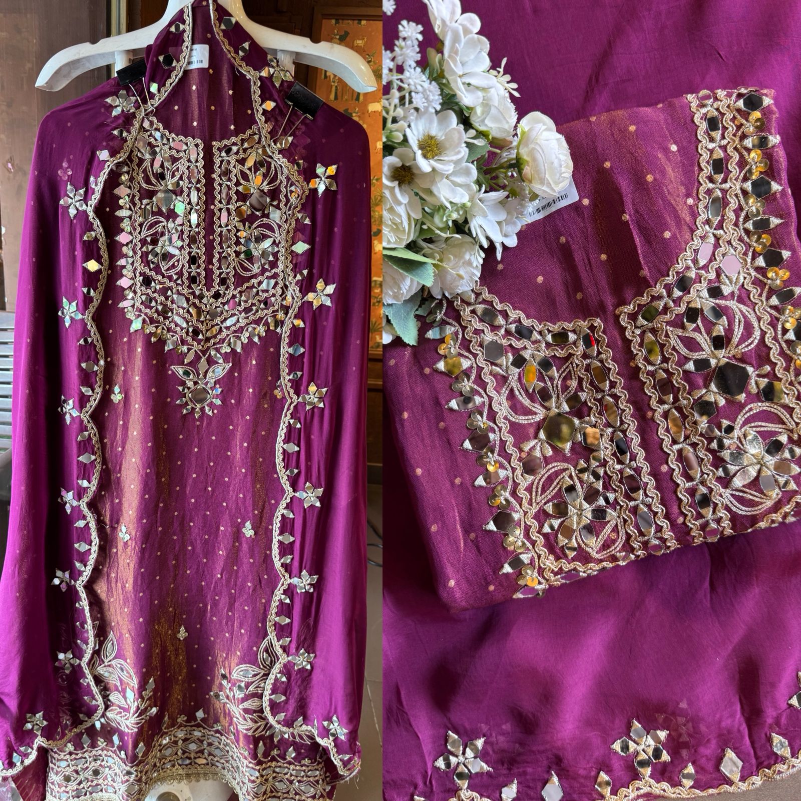 Shimmer Soft tissue booti shirt