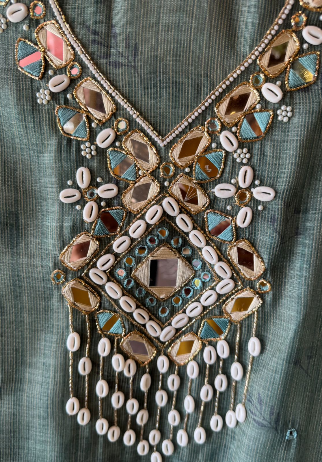 Pure tissue jacquard Unstitched Suit