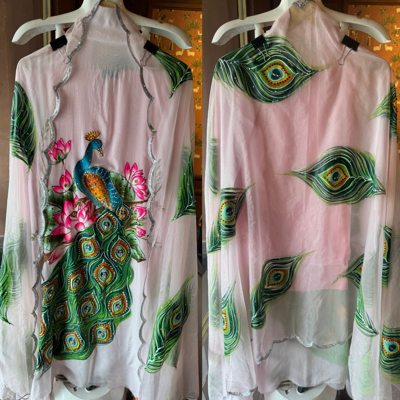 Hand-painted designer Suit