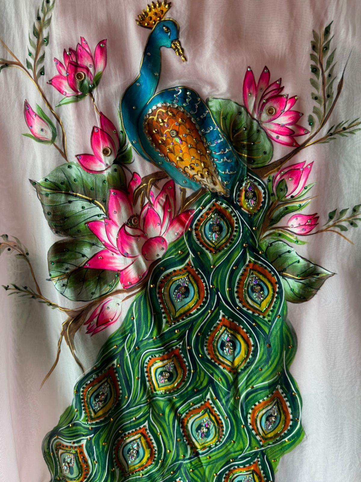 Hand-painted designer Suit