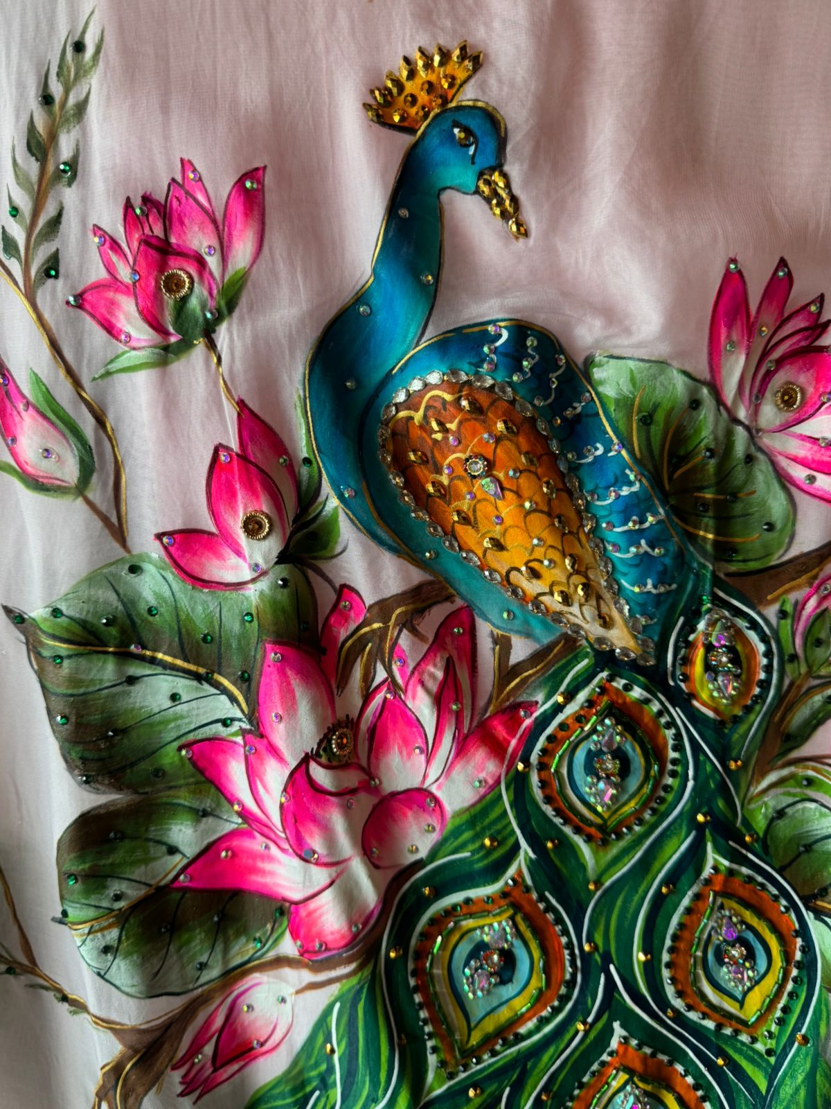 Hand-painted designer Suit