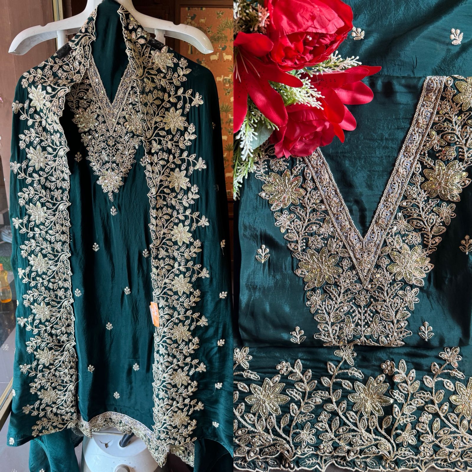 Silk Unstitched Suit