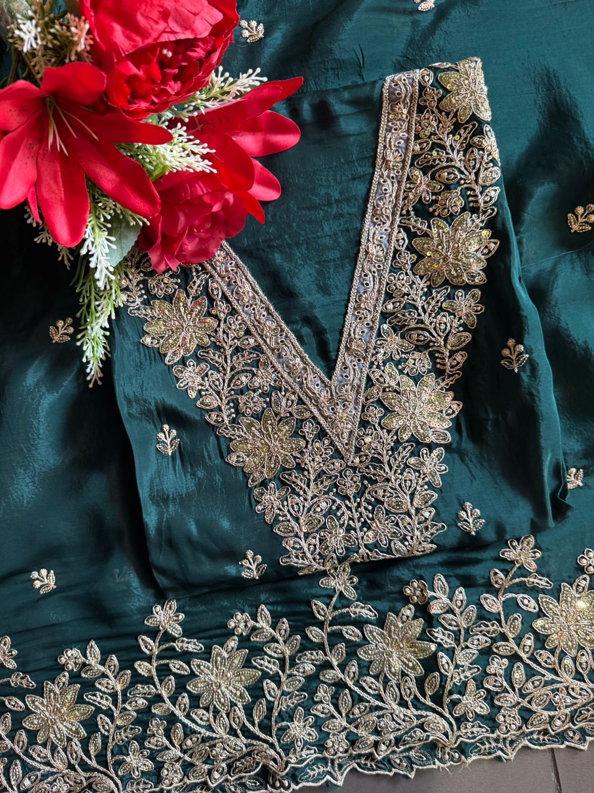 Silk Unstitched Suit