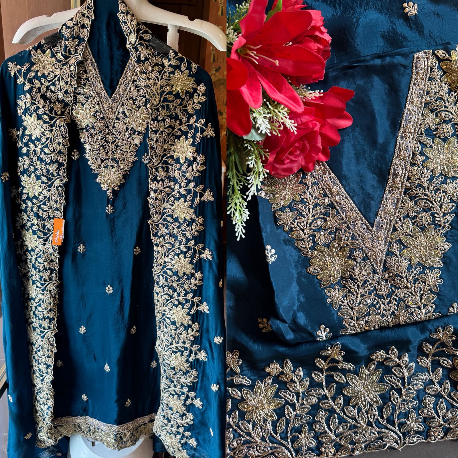 Silk Unstitched Suit