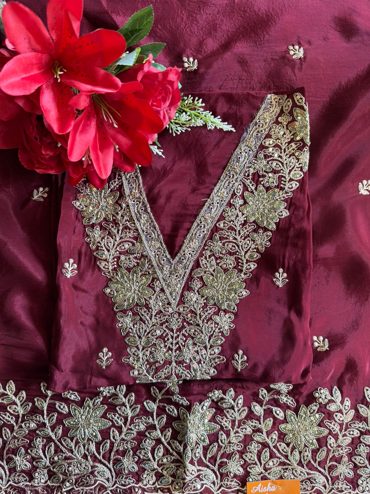 Silk Unstitched Suit