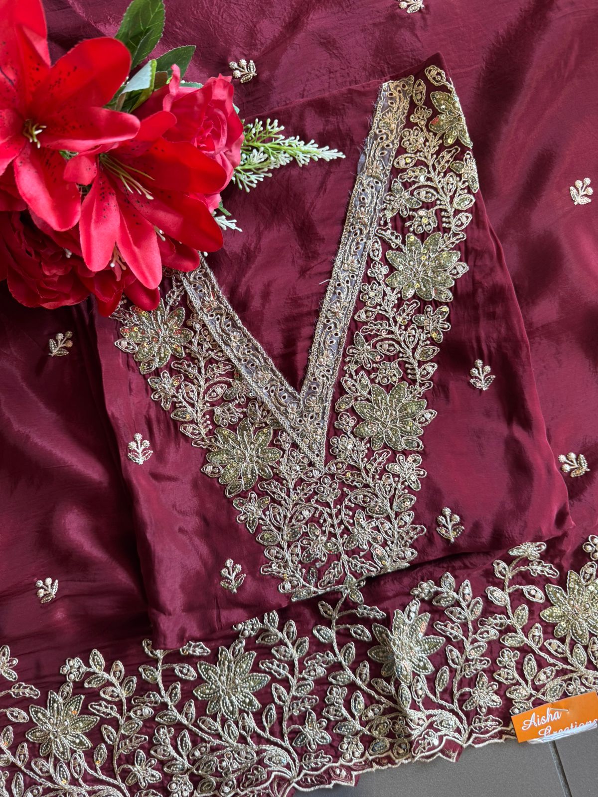 Silk Unstitched Suit