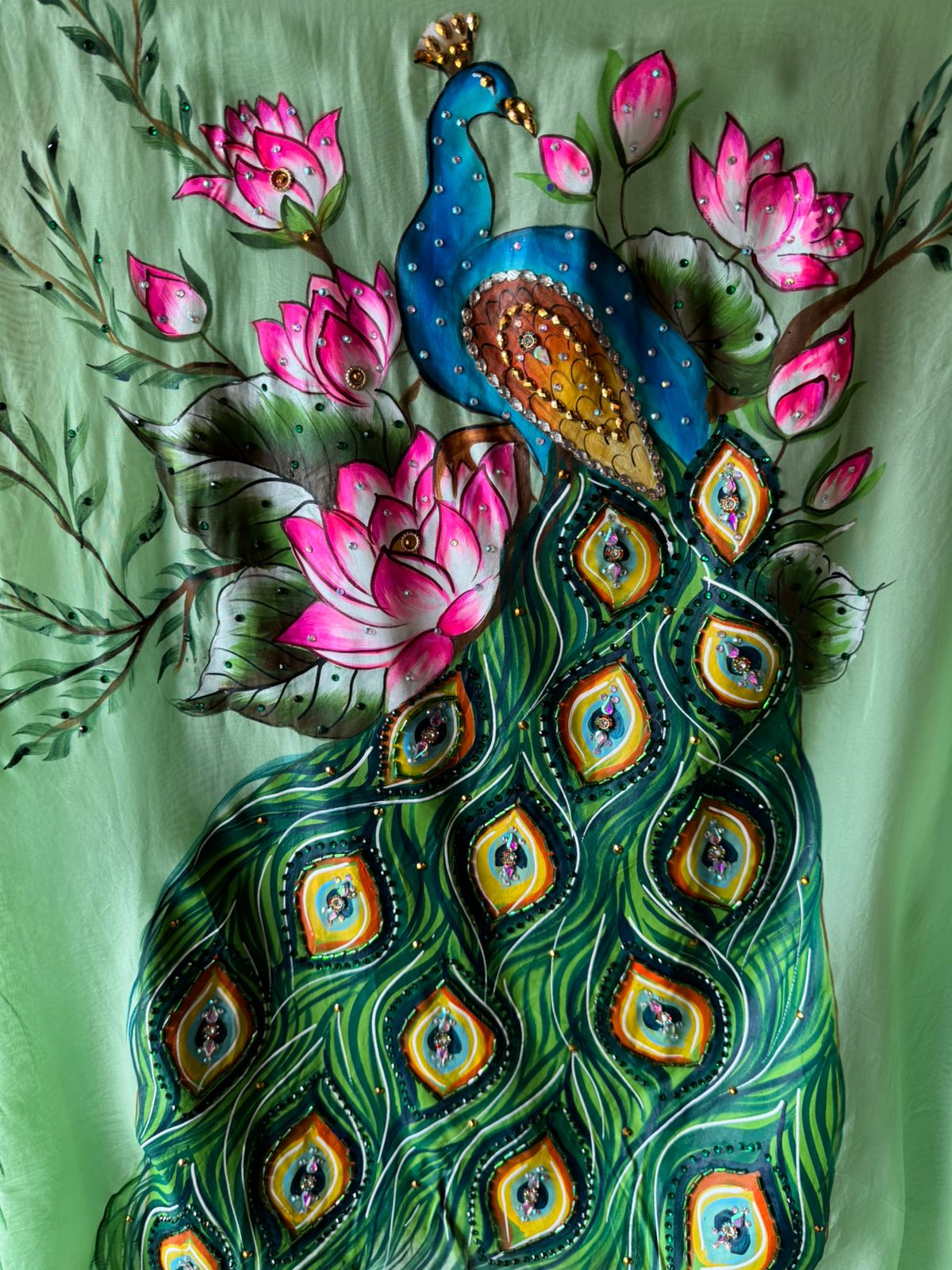 Hand-painted designer Suit