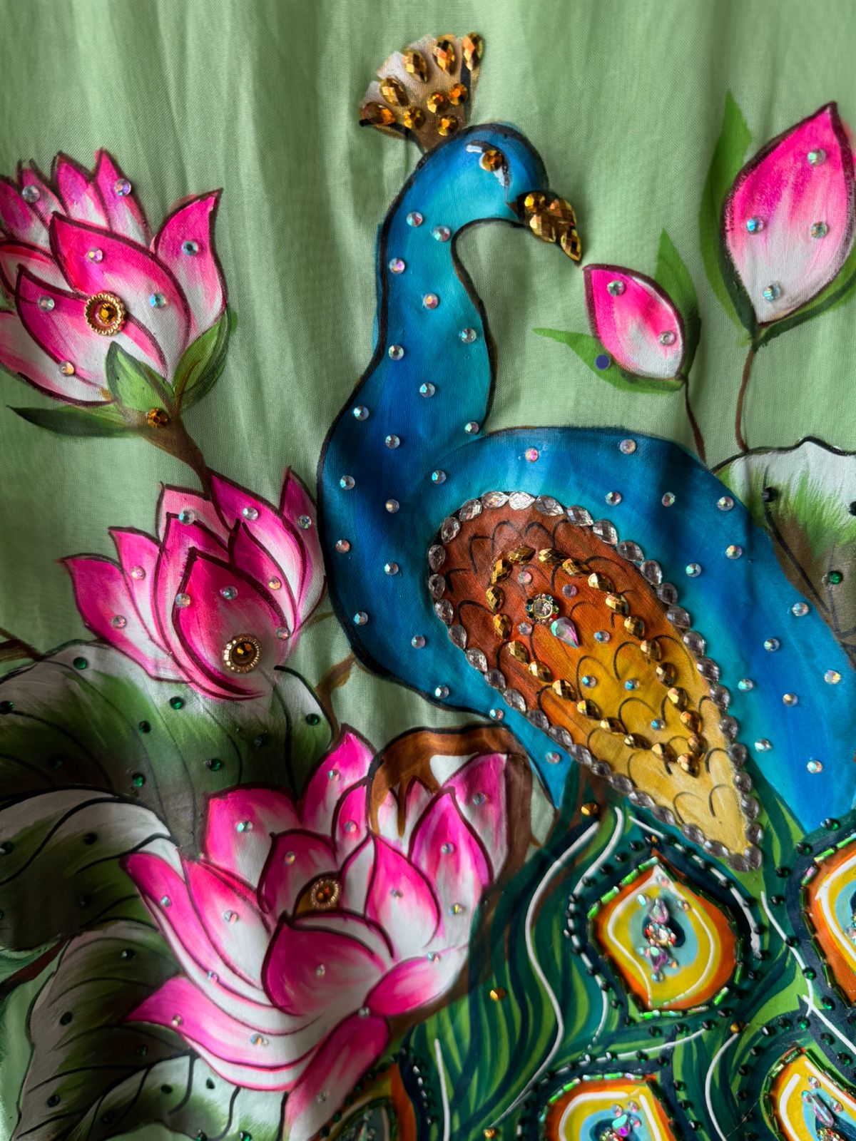 Hand-painted designer Suit