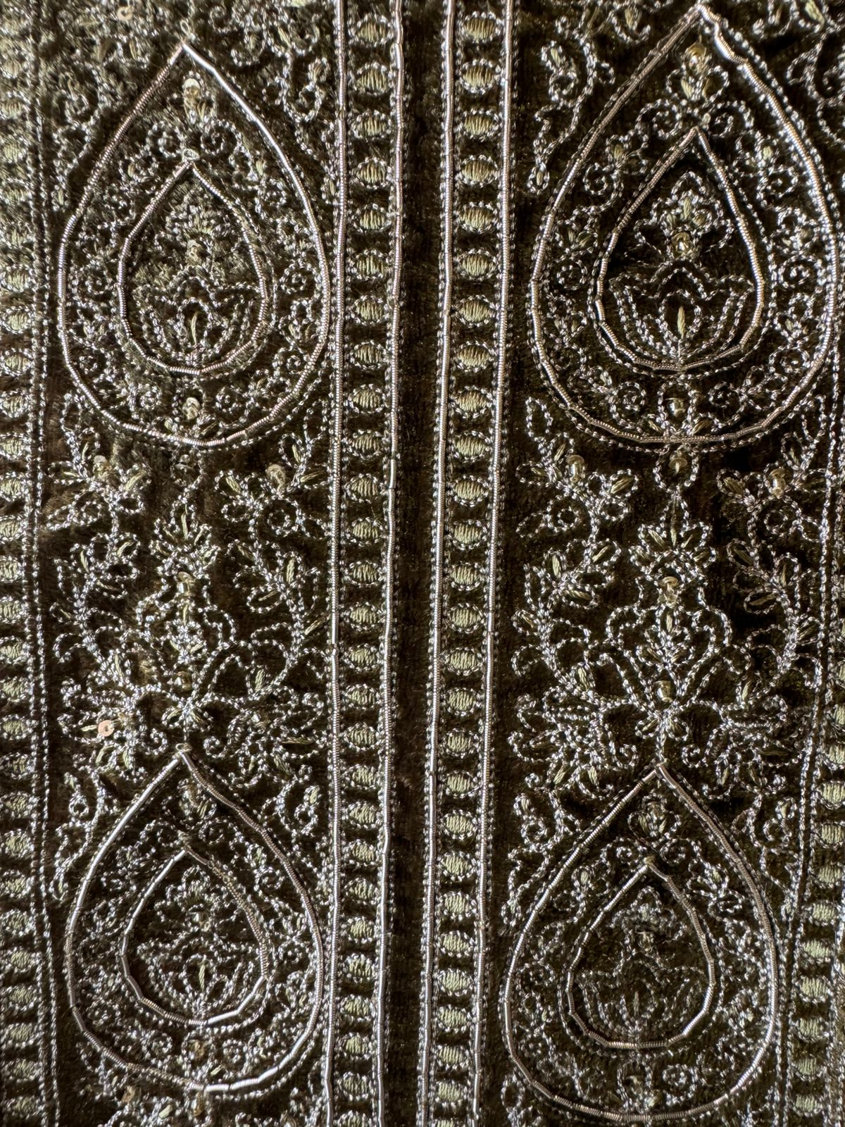 Brocade Silk designer Unstitched Shirt