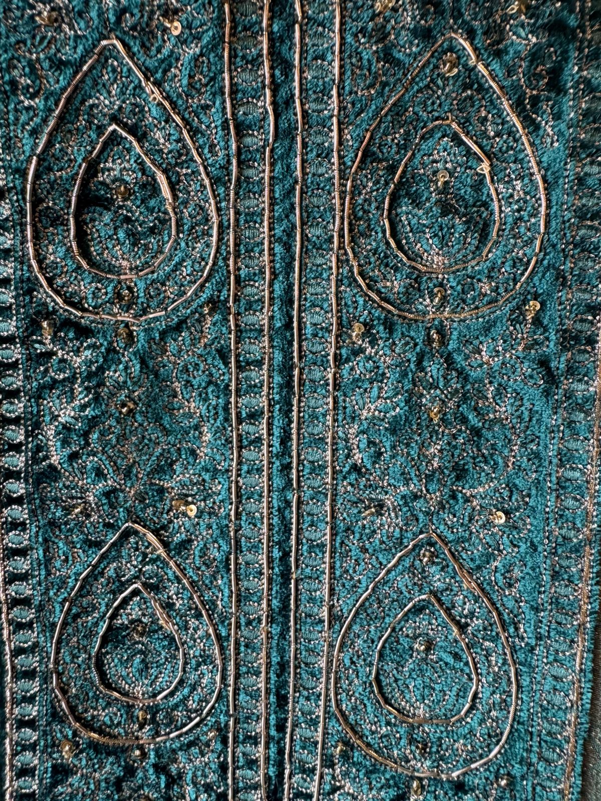 Brocade Silk designer Unstitched Shirt