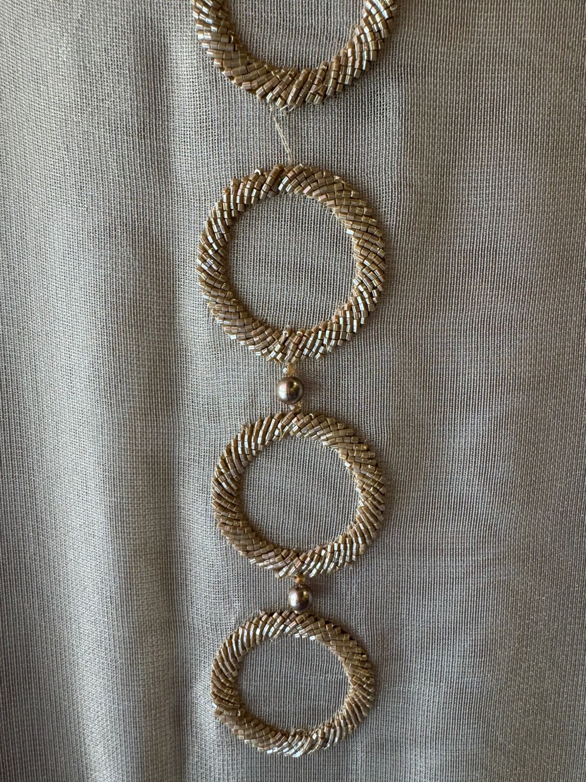 Soft ivory cream base on Shimmer tissue