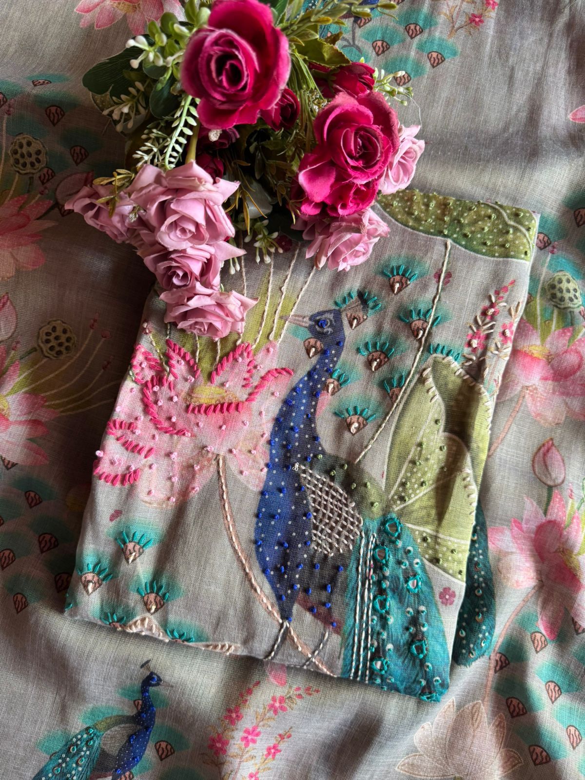 Shimmer Linen Unstitched Shirt