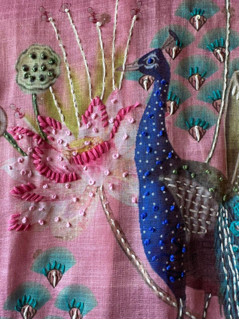 Shimmer Linen Unstitched Shirt