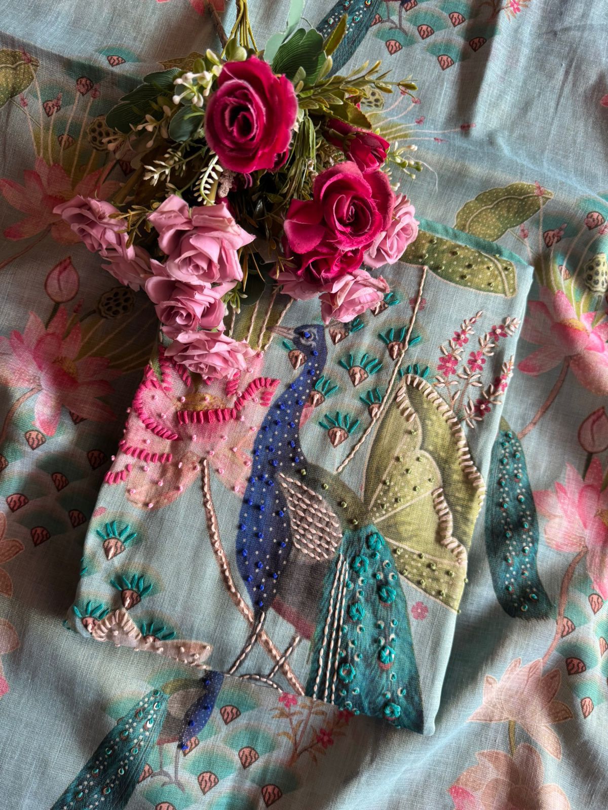 Shimmer Linen Unstitched Shirt