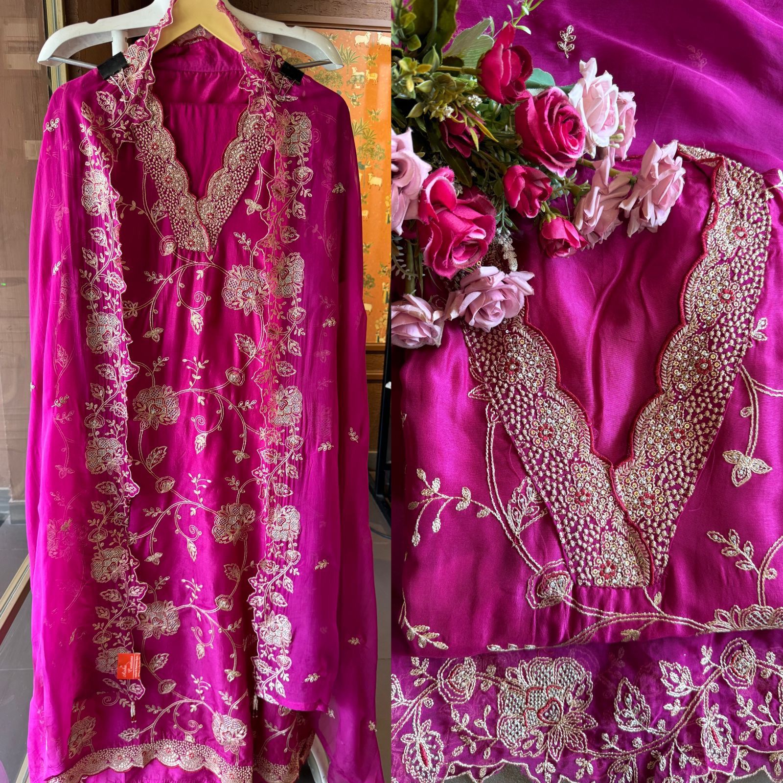 Pure Silk Unstitched suit