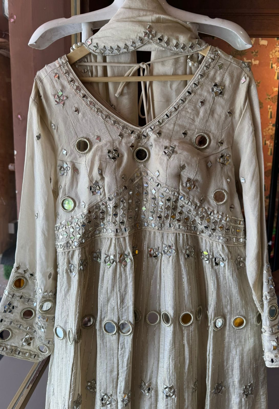 Traditional ethnic Anarkali-style suit