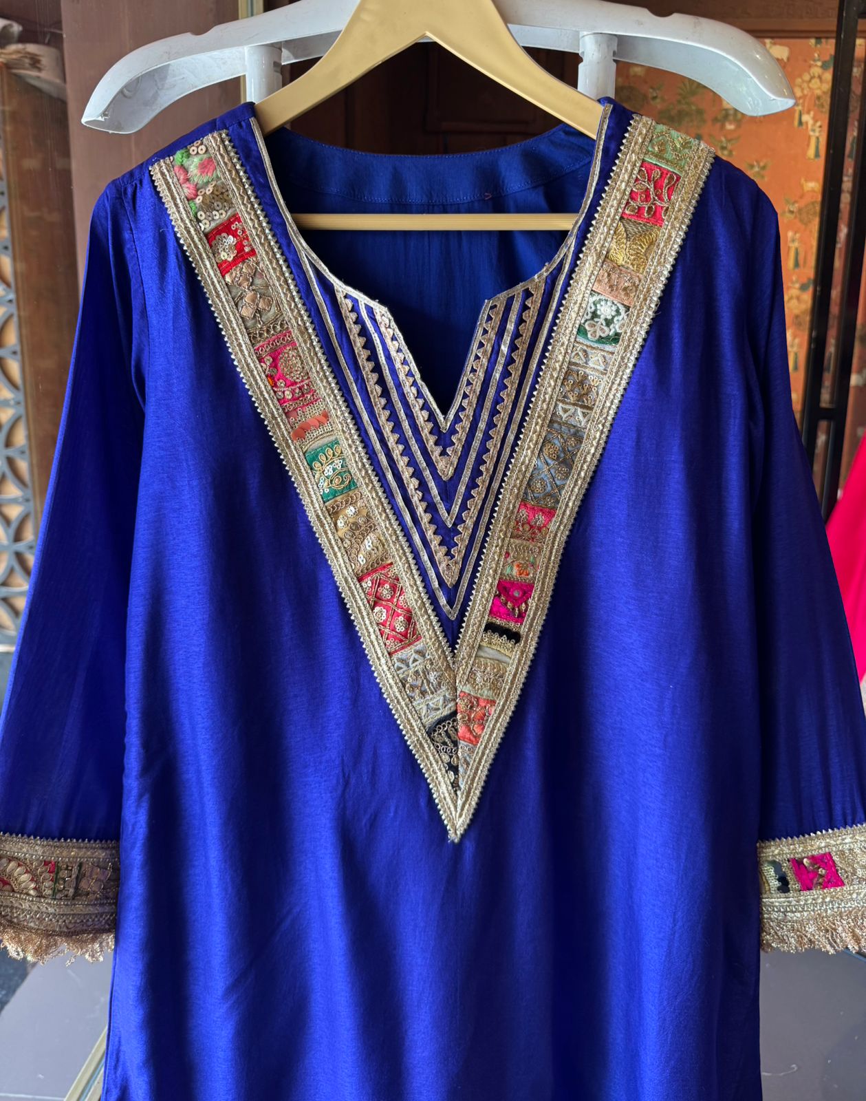Straight Cut Silk tunic