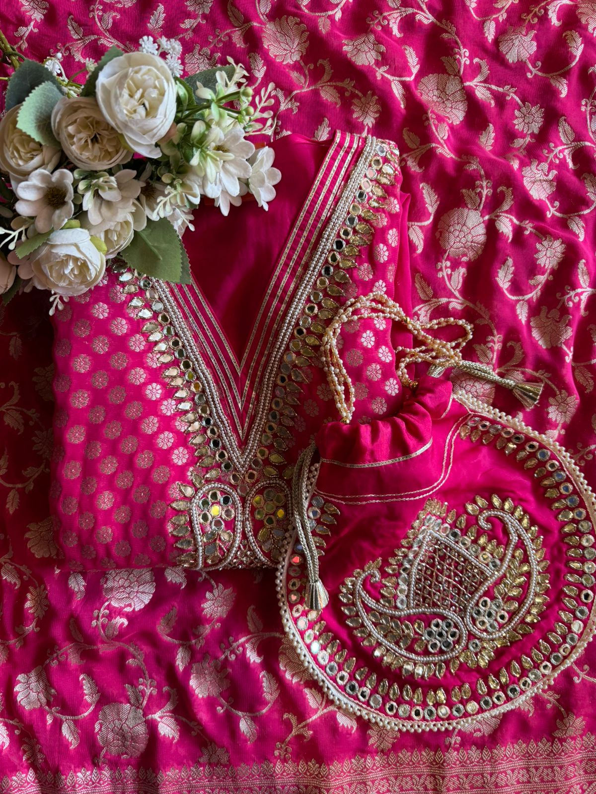 Banarsi Georgette Unstitched suits