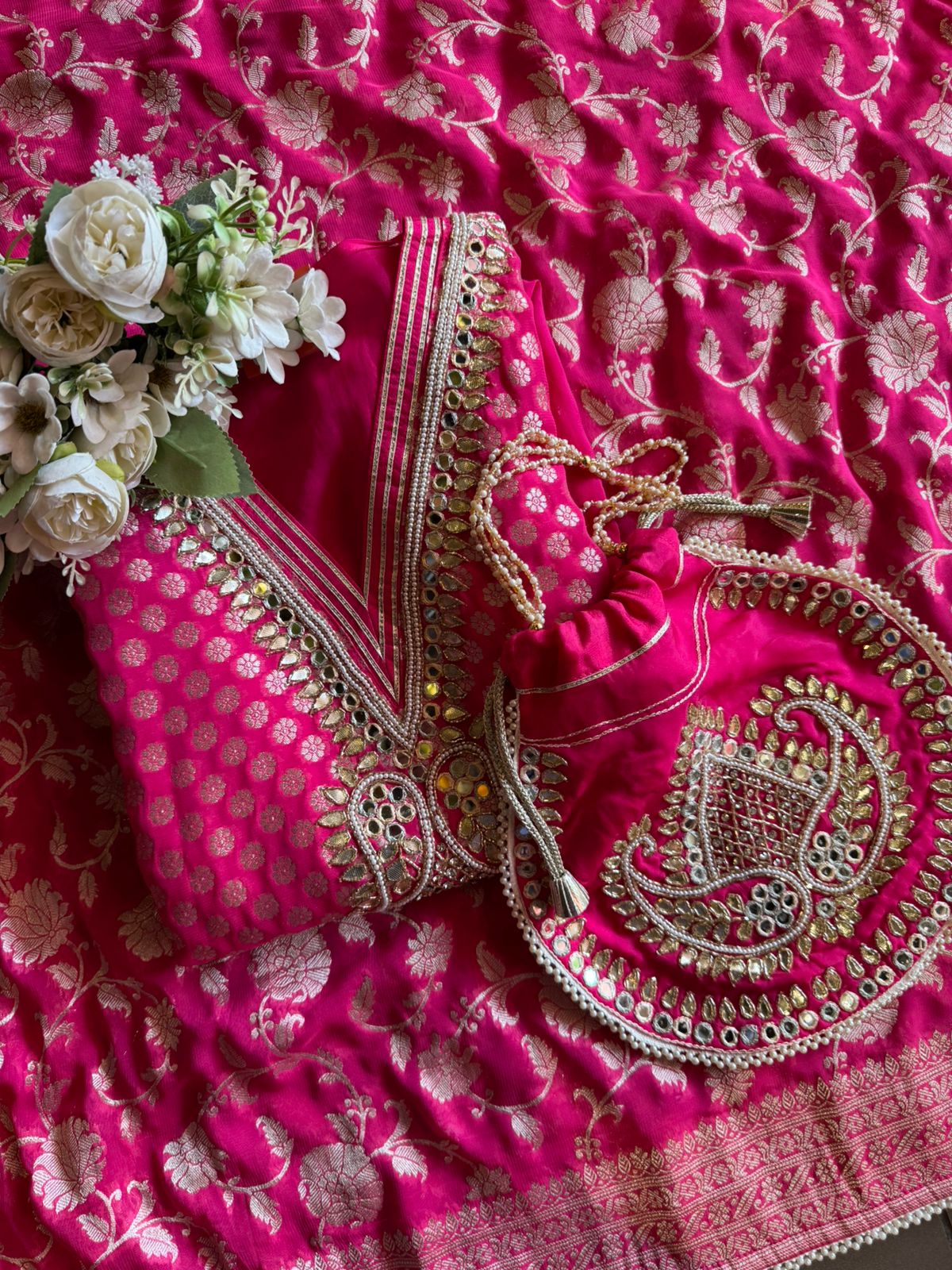 Banarsi Georgette Unstitched suits