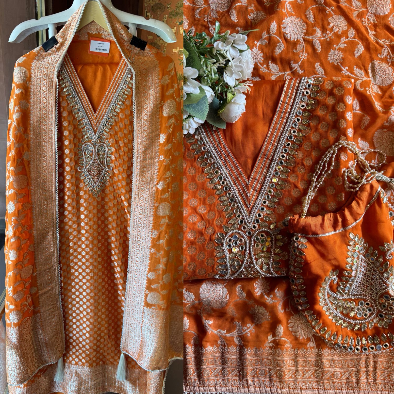 Banarsi Georgette Unstitched suits