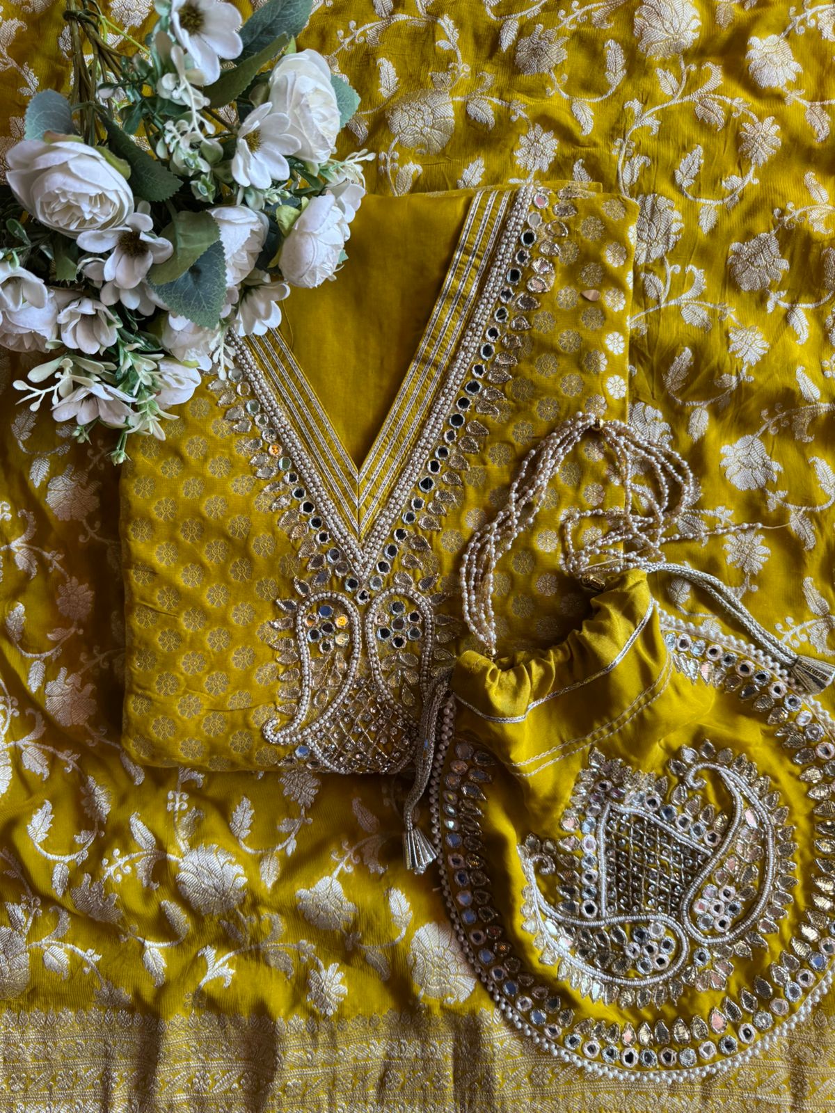 Banarsi Georgette Unstitched suits