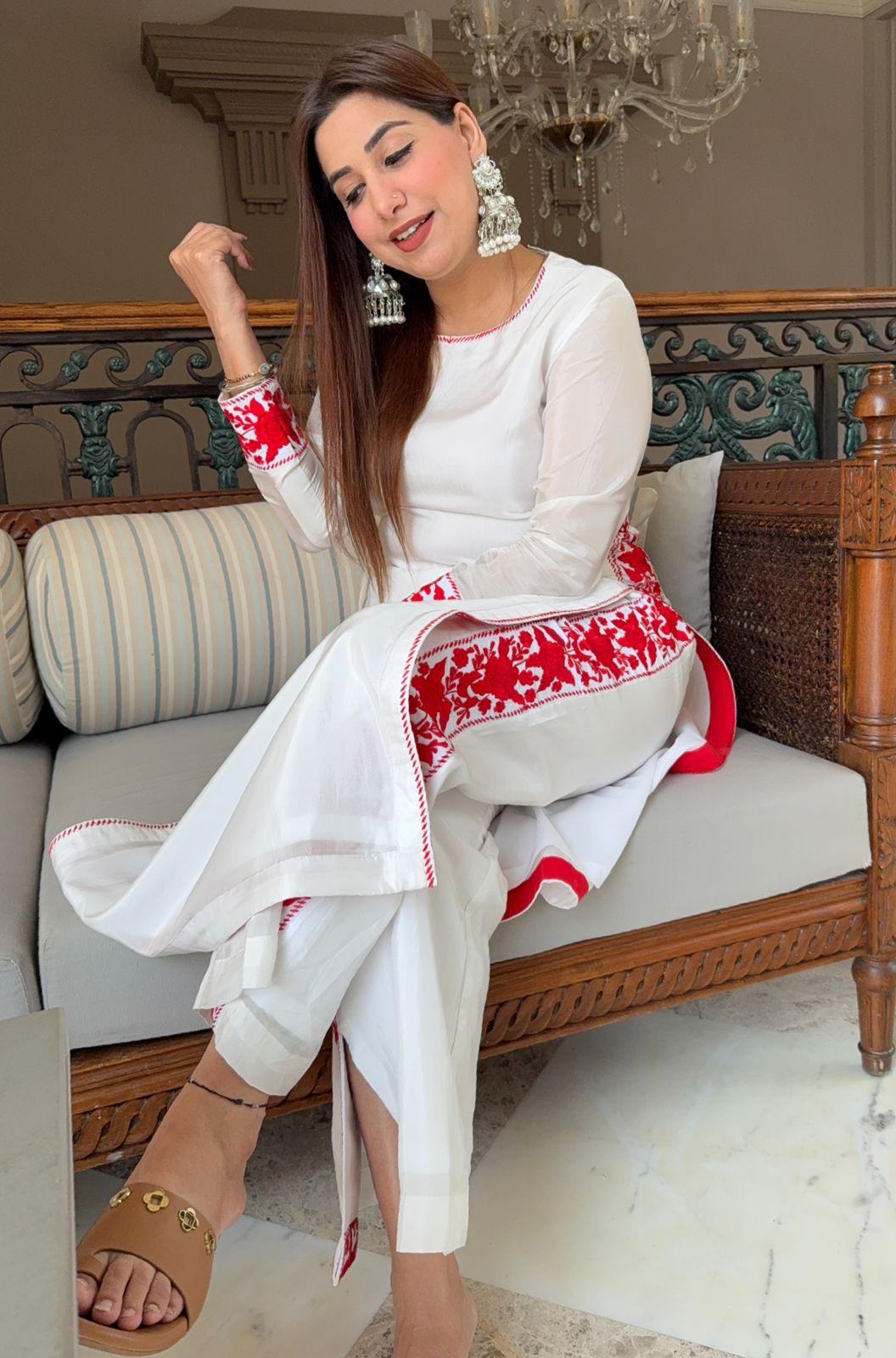 Soft silk Kurta and pants set