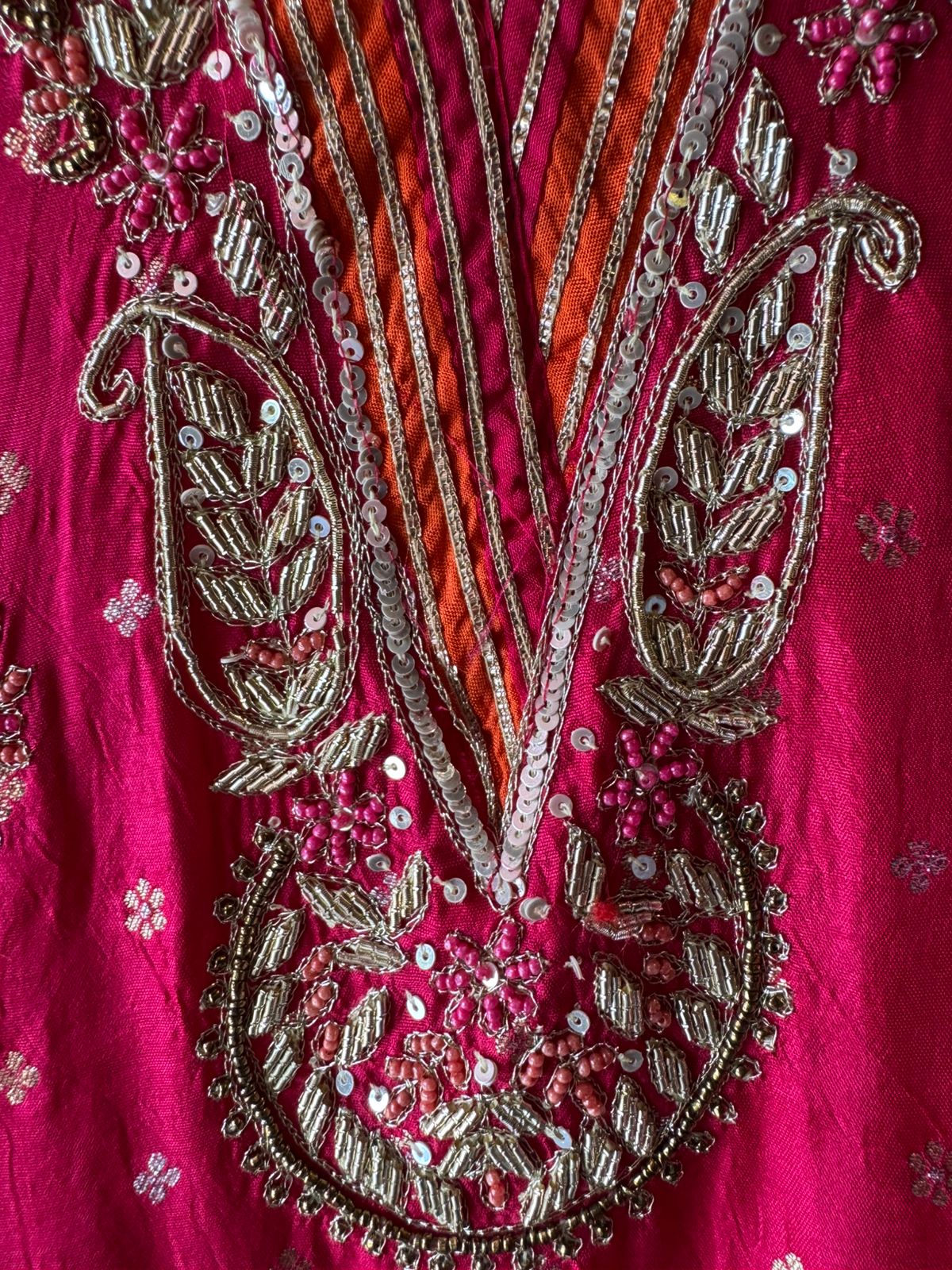 Beautiful ethnic unstitched suit set