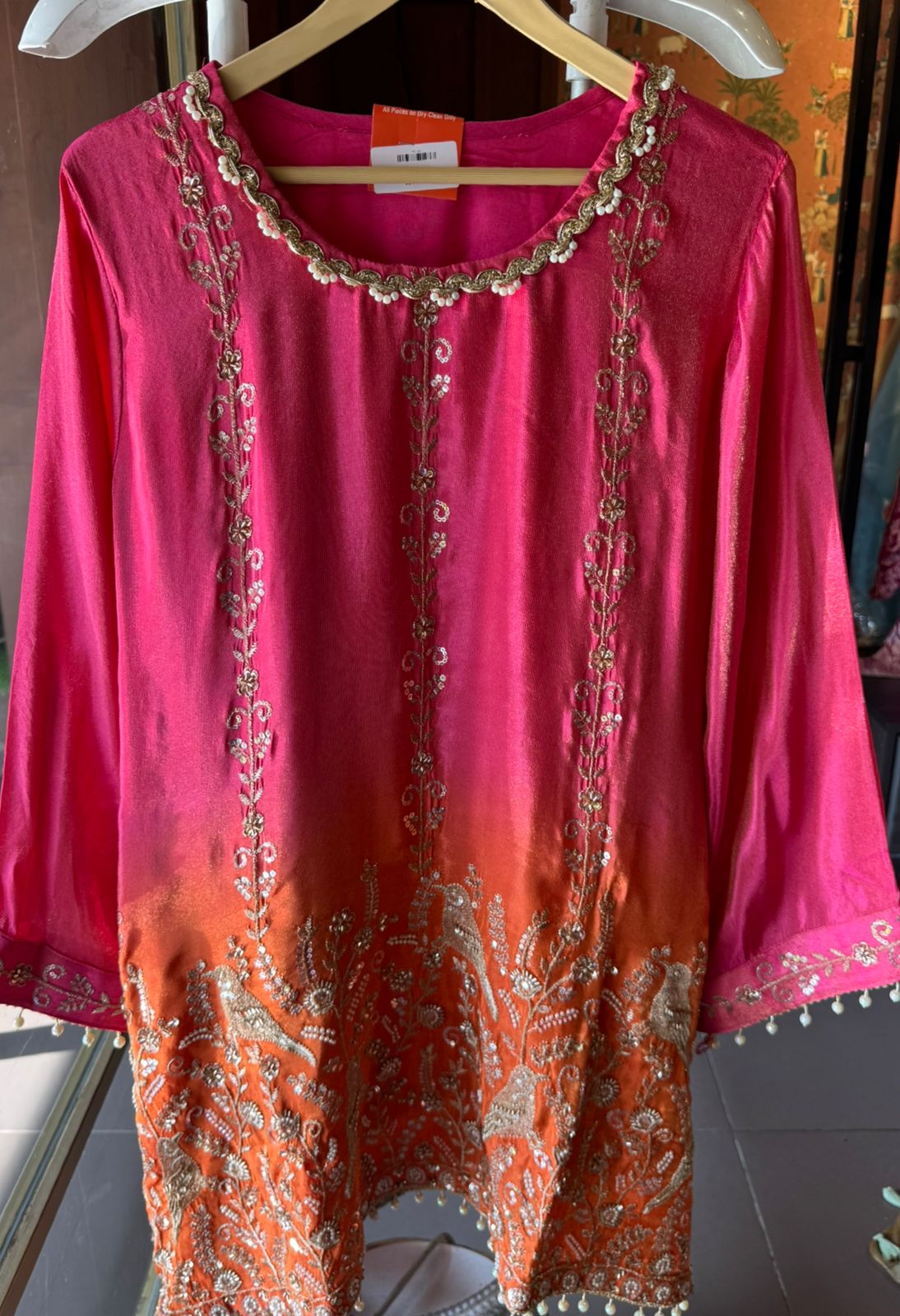 Ombré shaded Stitched Shirt