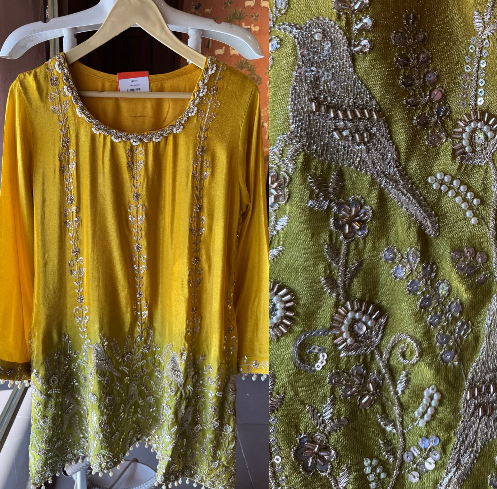 Ombré shaded Stitched Shirt