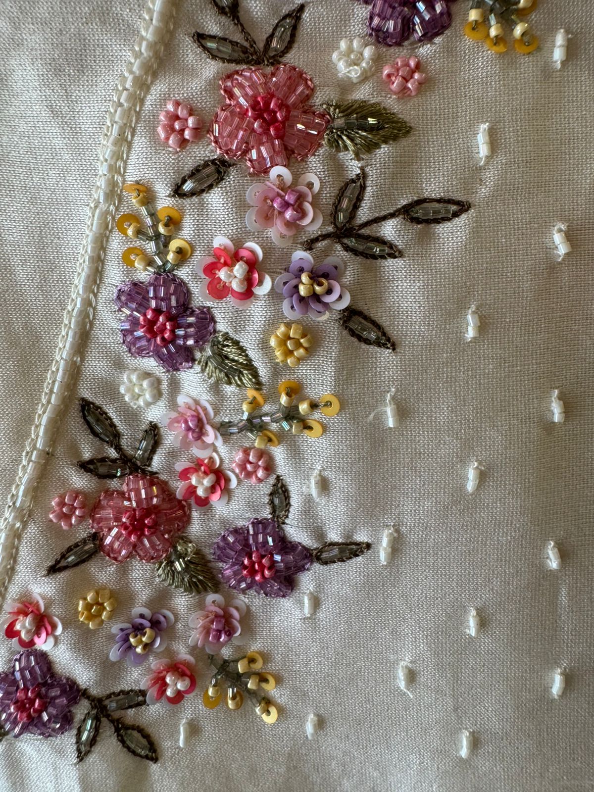 Pure cotton chanderi Unstitched kurta