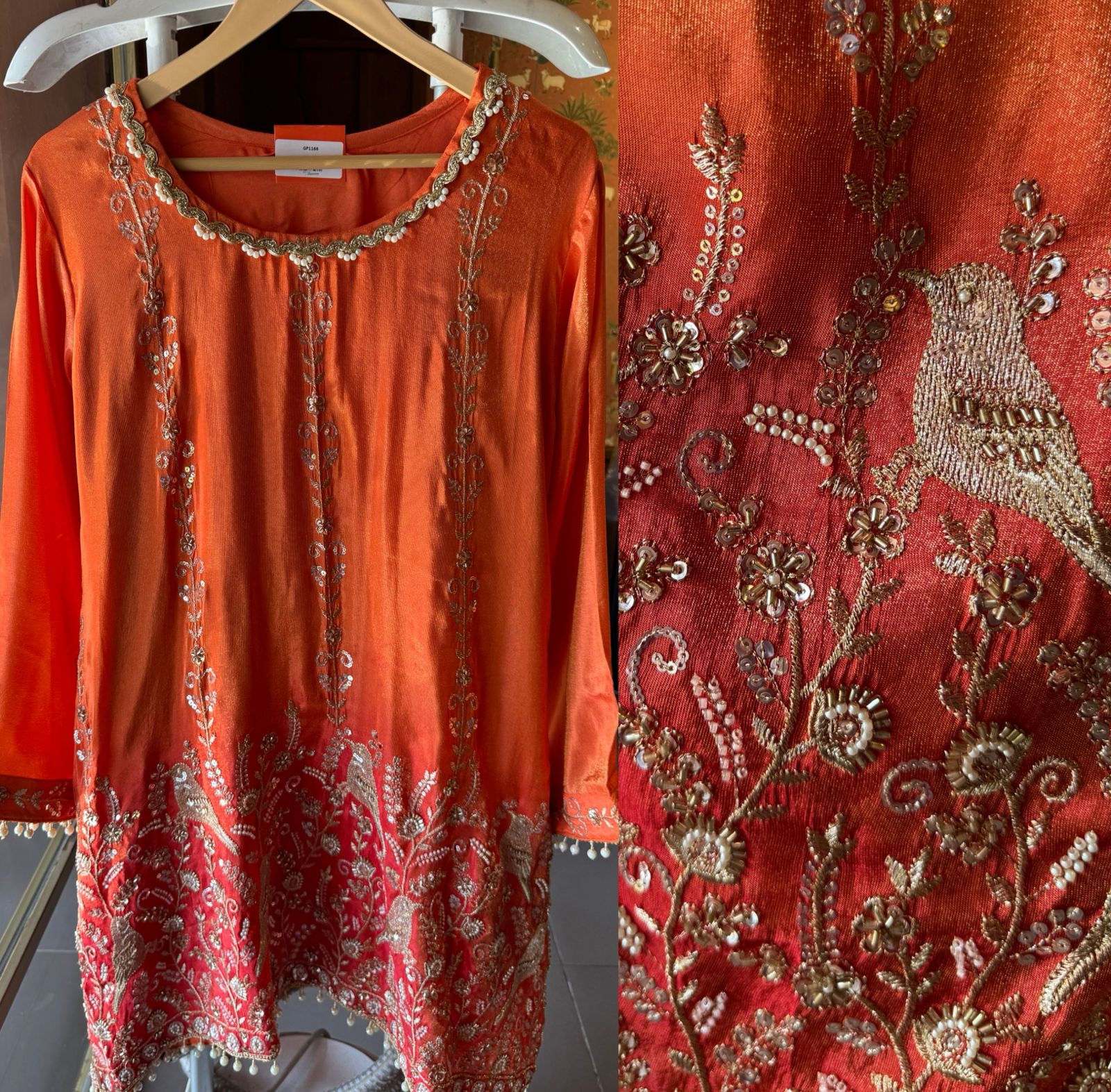 Ombré shaded Stitched Shirt