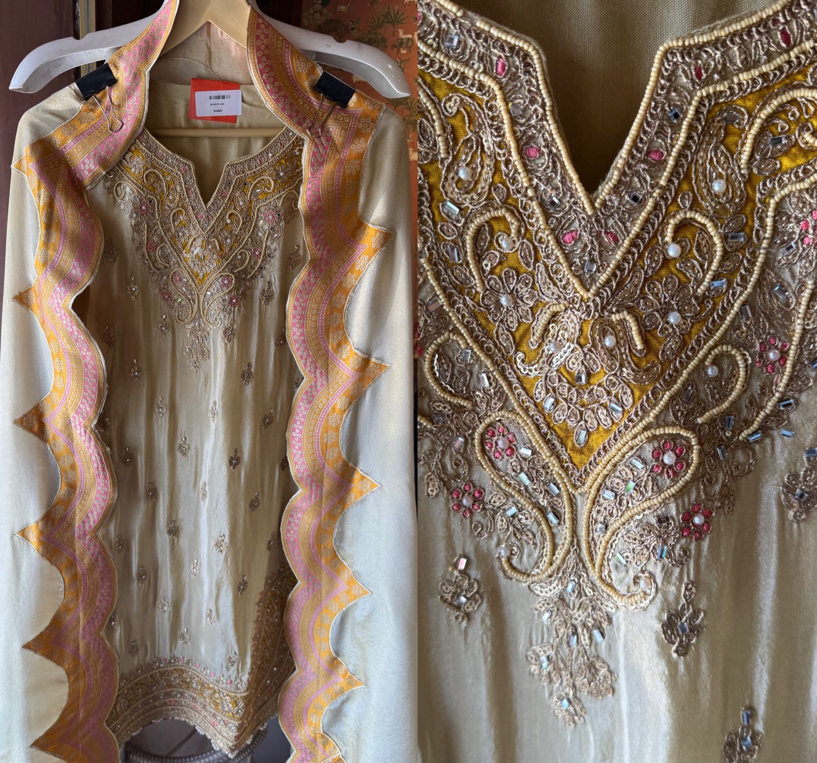 STITCHED PALAZZO SET