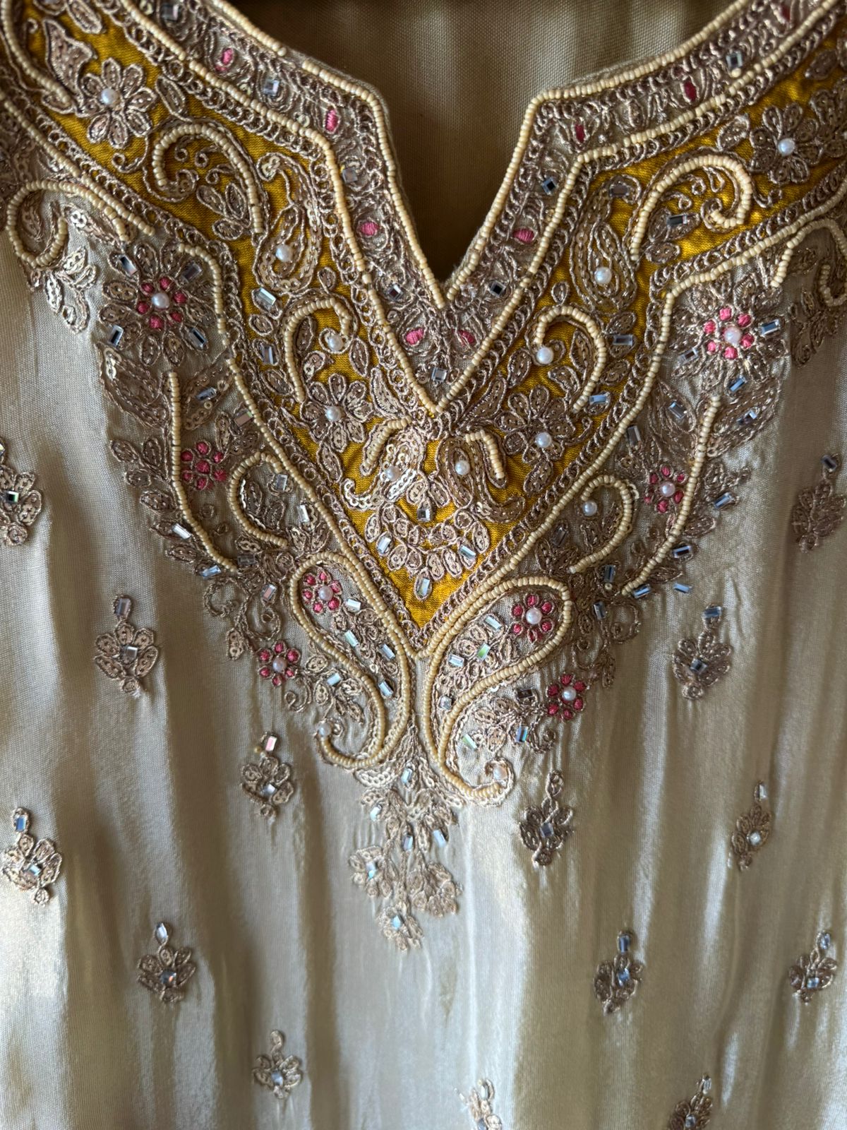 STITCHED PALAZZO SET