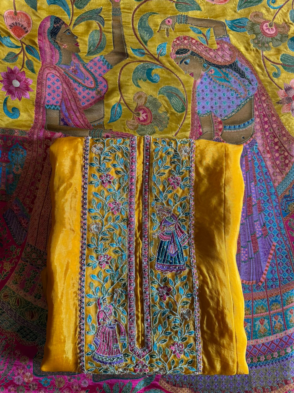 Soft silk Shirt Unstitched