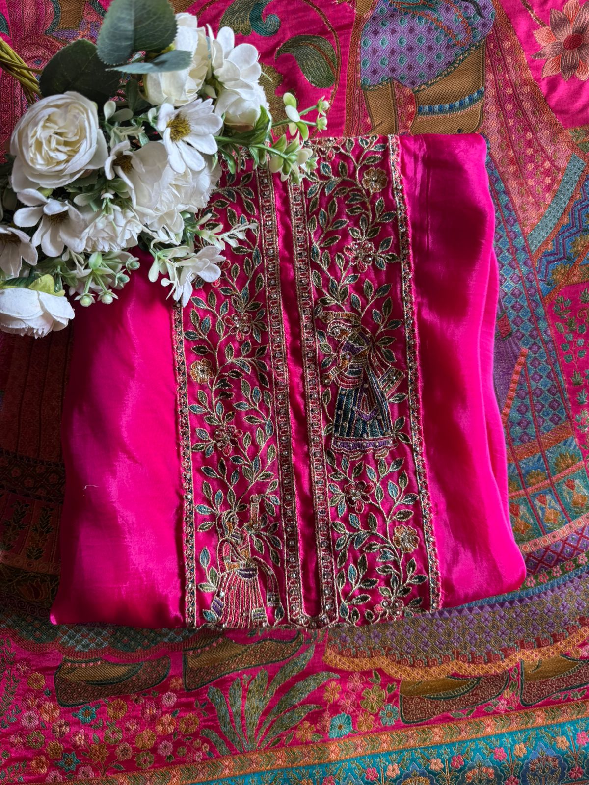 Soft silk Shirt Unstitched