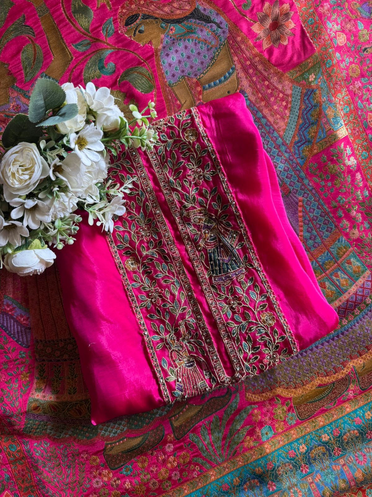 Soft silk Shirt Unstitched