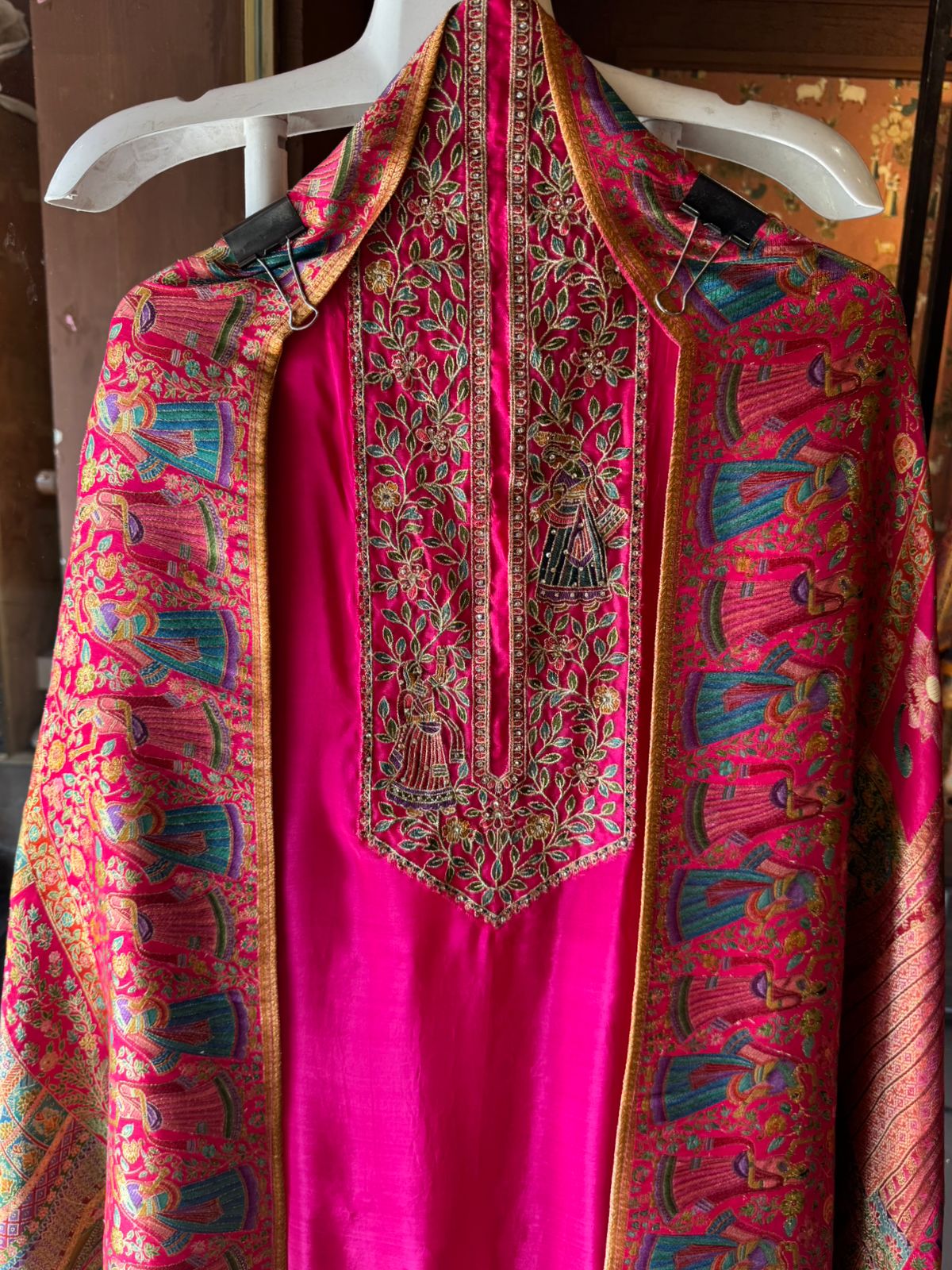 Soft silk Shirt Unstitched