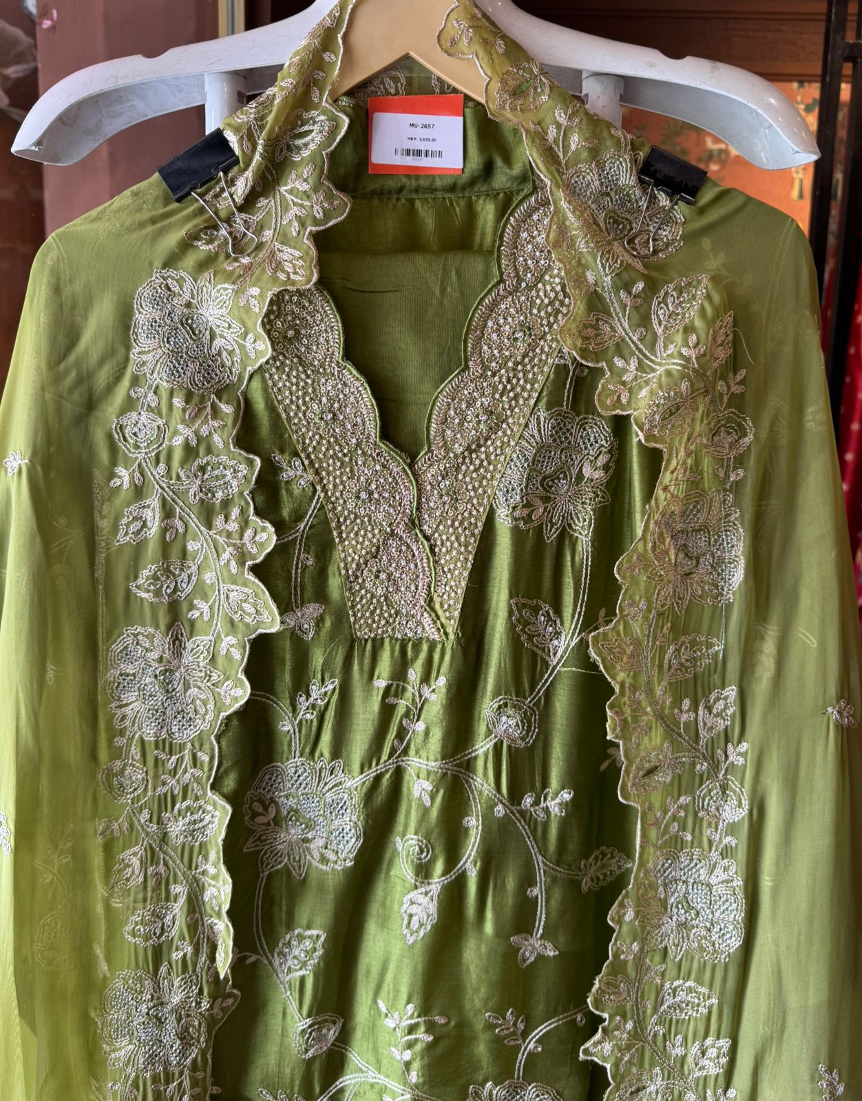 Soft silk Shirt Unstitched