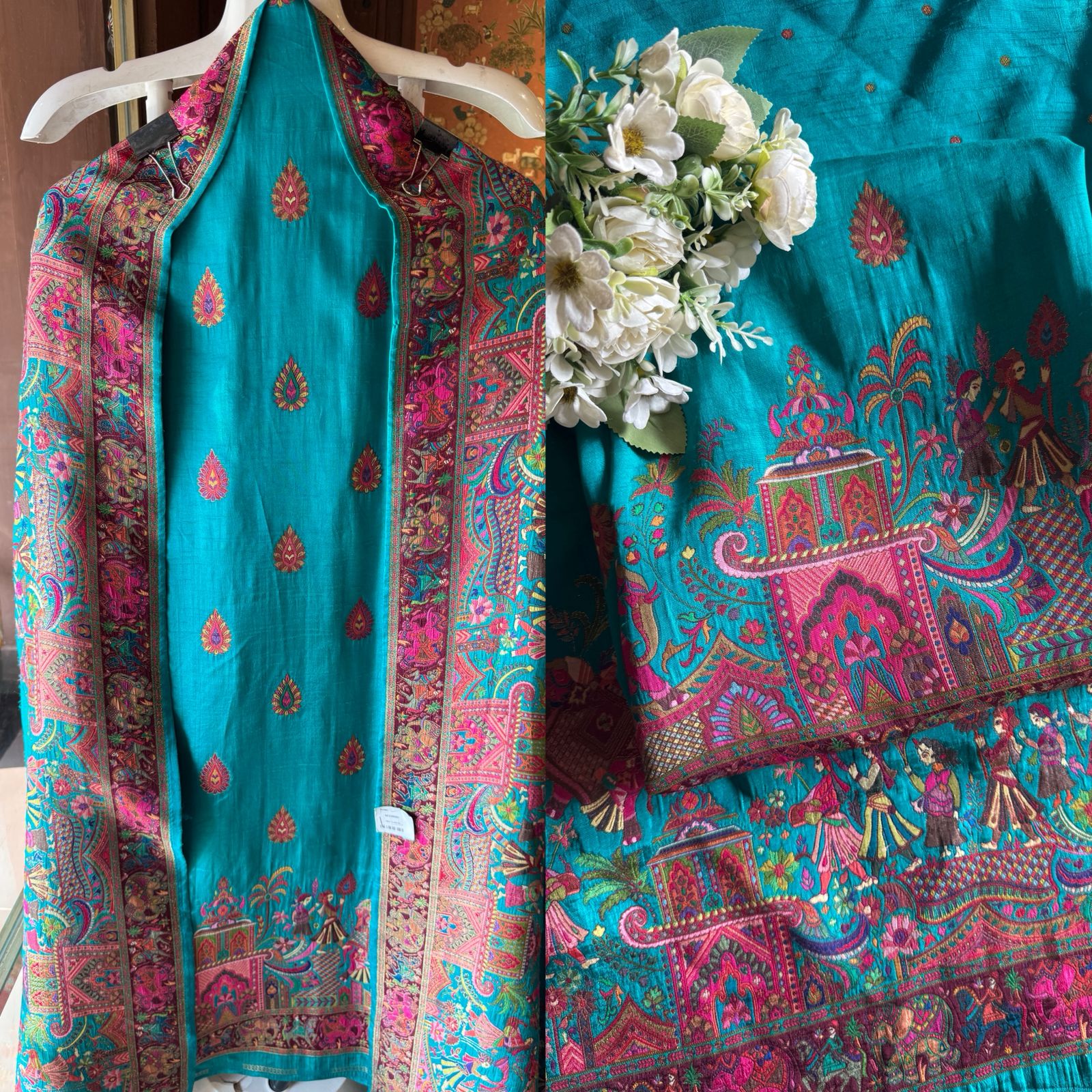 Soft Silk Unstitched shirt