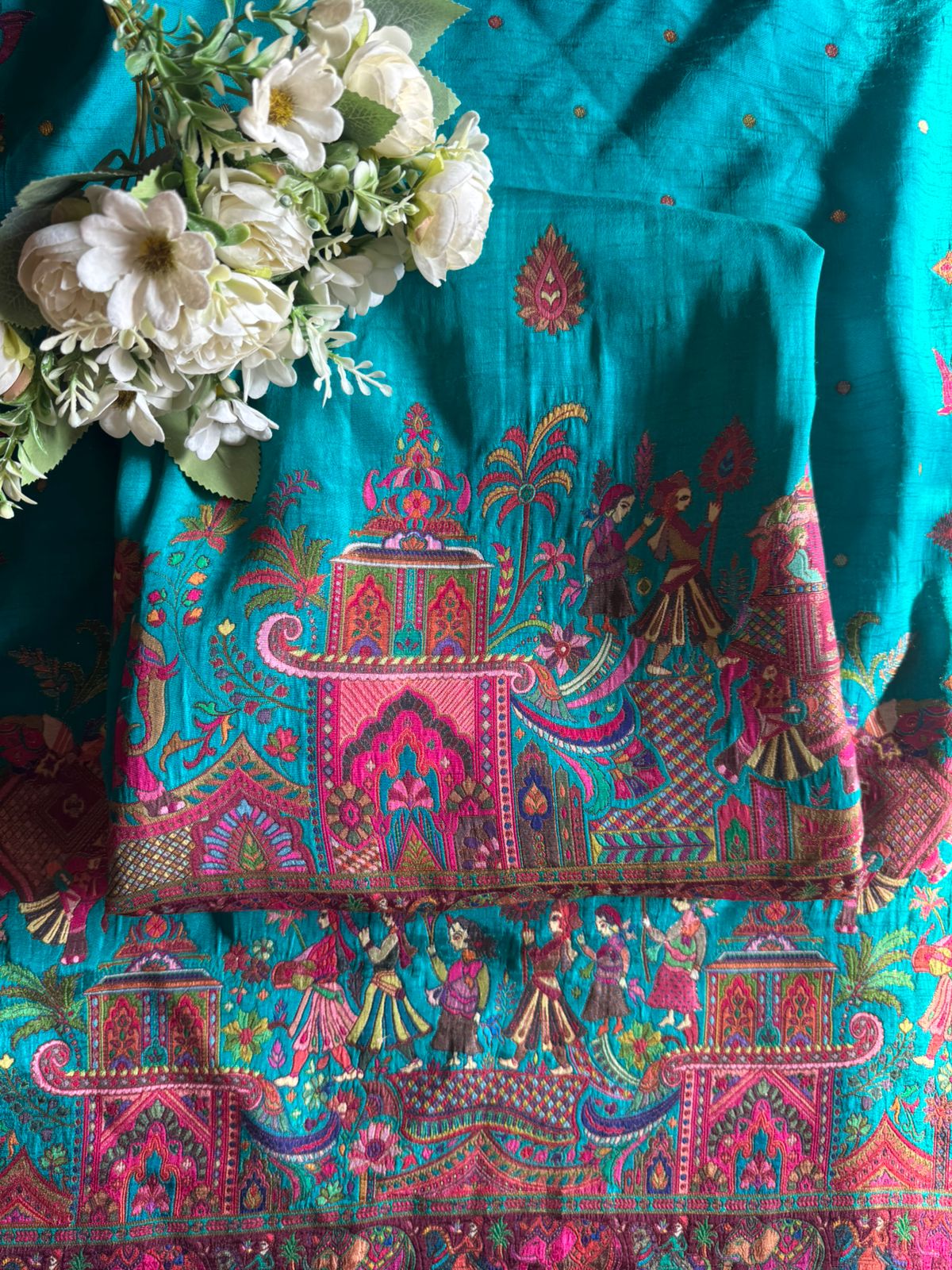 Soft Silk Unstitched shirt