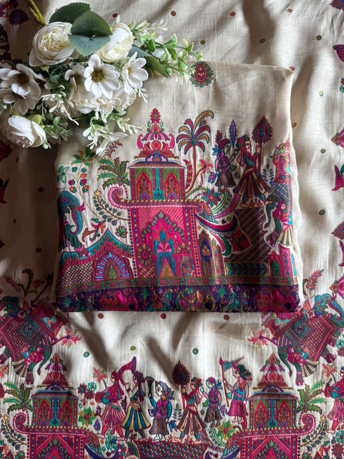 Soft Silk Unstitched shirt