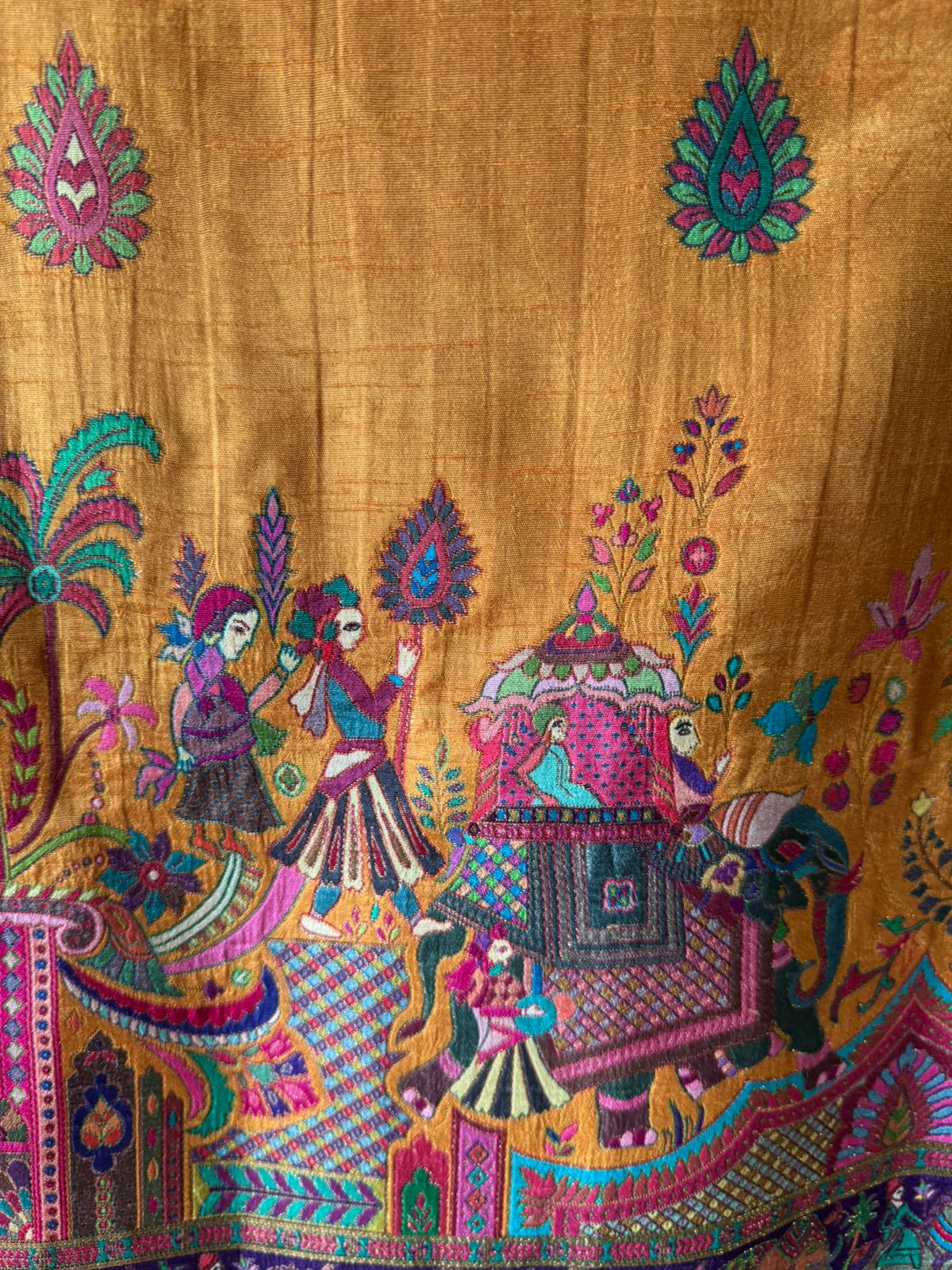 Soft Silk Unstitched shirt