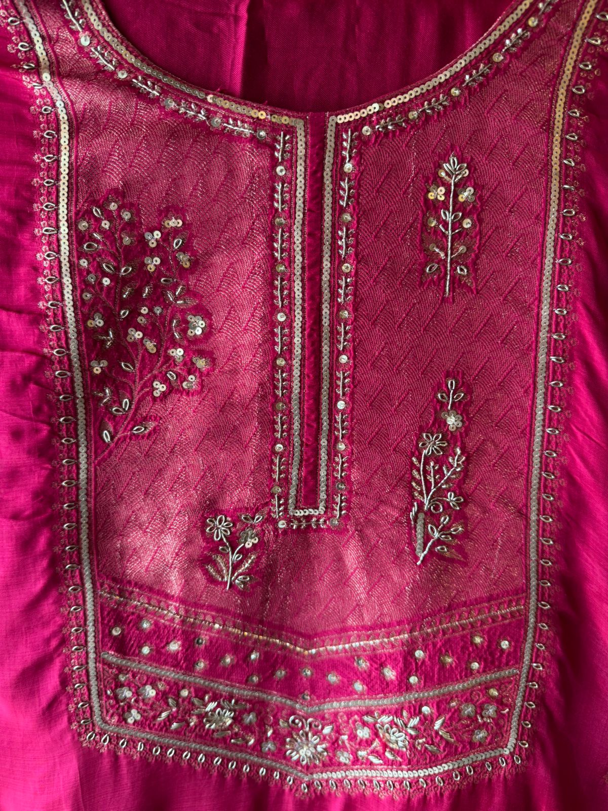 Traditional three-piece ethnic suit