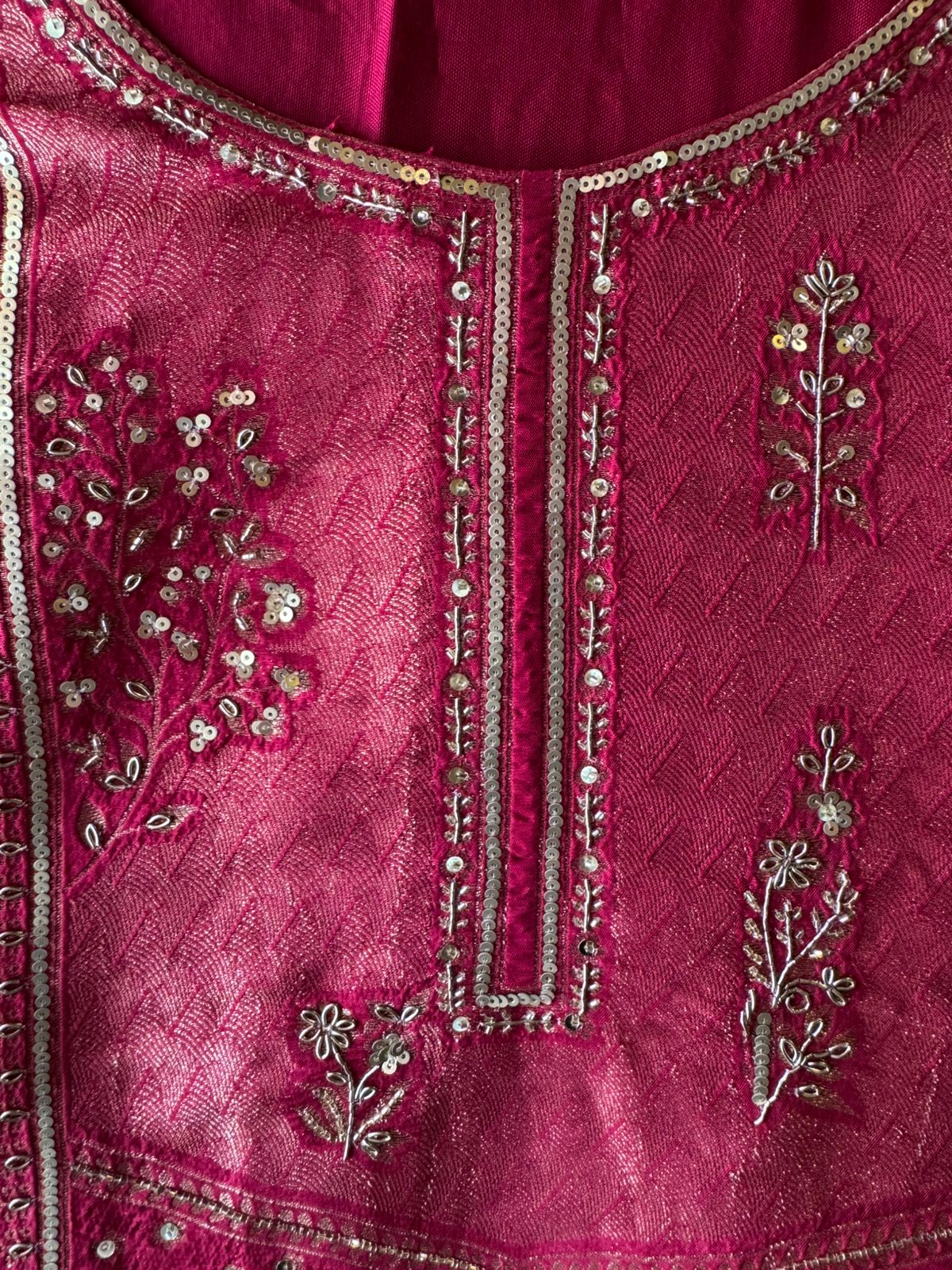 Traditional three-piece ethnic suit