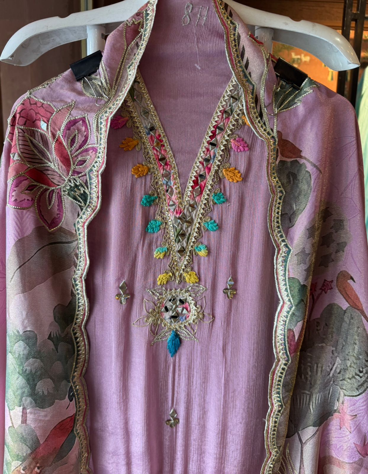 beautifully detailed ethnic suit